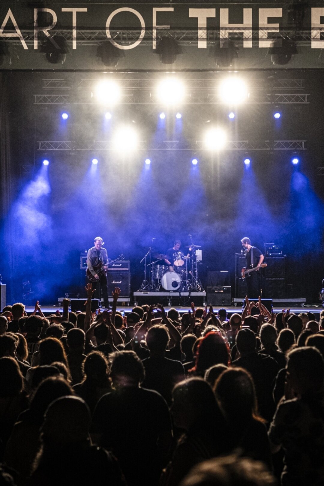 Bret Domrose (vocals, guitar), Robert Mailhouse (drums), Keanu Reeves (bass). Dogstar @ Sierre Blues Festival, Sierre (VS), Switzerland, 19.06.2026. (c) Christophe Losberger