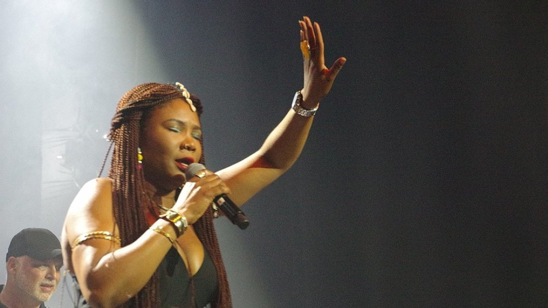 Sierre Blues Festival Justina Lee Brown à la Foire du Valais